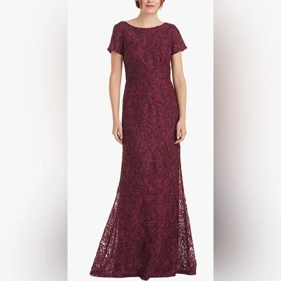 off the shoulder mesh sleeve dress Josie Off Shoulder Mesh Maxi Dress - Dark Brown